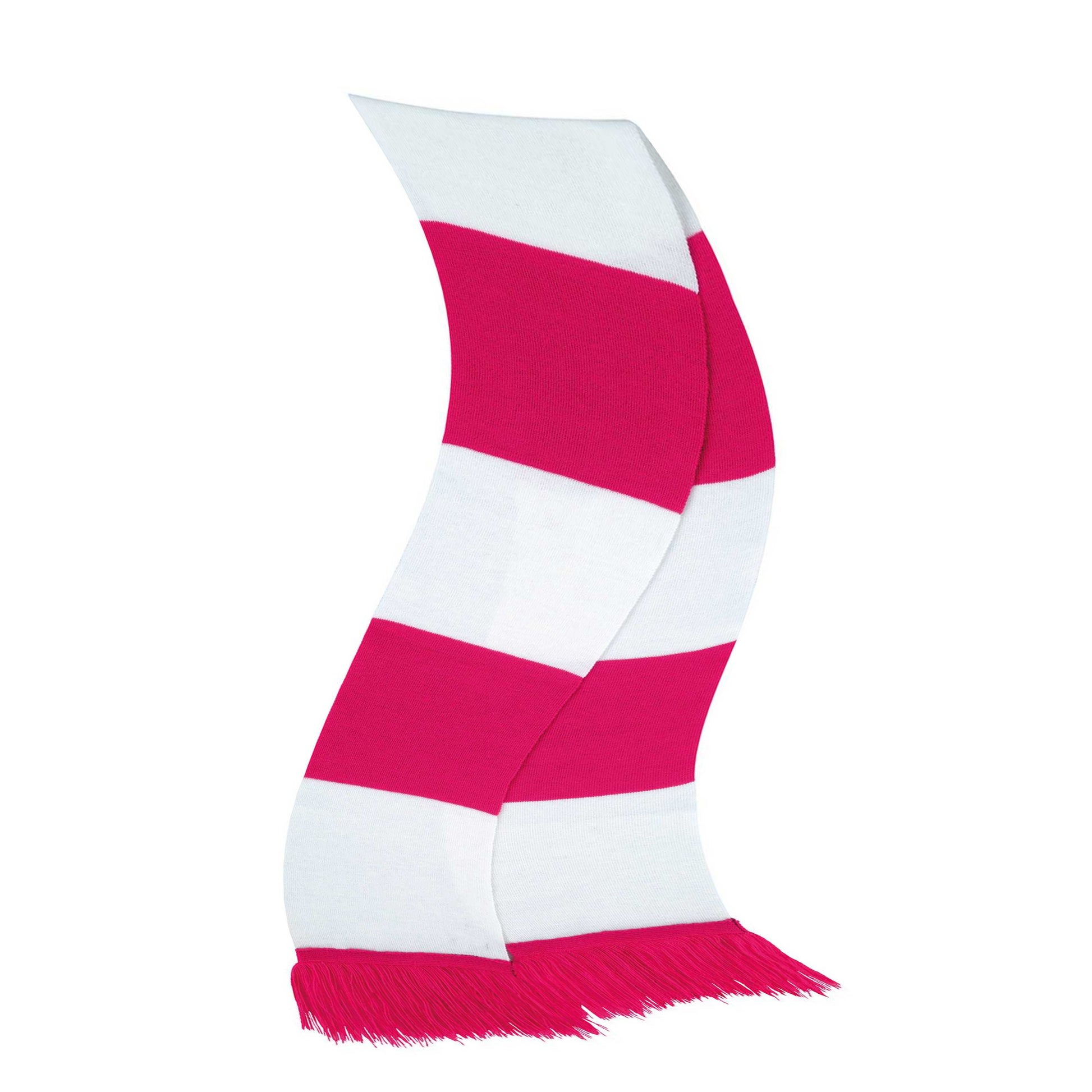 Fuchsia-White - Back - Result Winter Essentials Team Scarf
