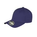Navy - Front - Result Headwear Kansas Flex Baseball Cap