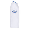 White-Royal Blue - Side - Fruit of the Loom Unisex Adult Ringer T-Shirt