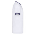White-Navy - Side - Fruit of the Loom Unisex Adult Ringer T-Shirt