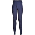 Navy - Back - Portwest Mens Thermal Underwear Trousers (B121) - Bottoms
