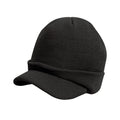 Black - Front - Result Winter Essentials Esco Army Knitted Hat