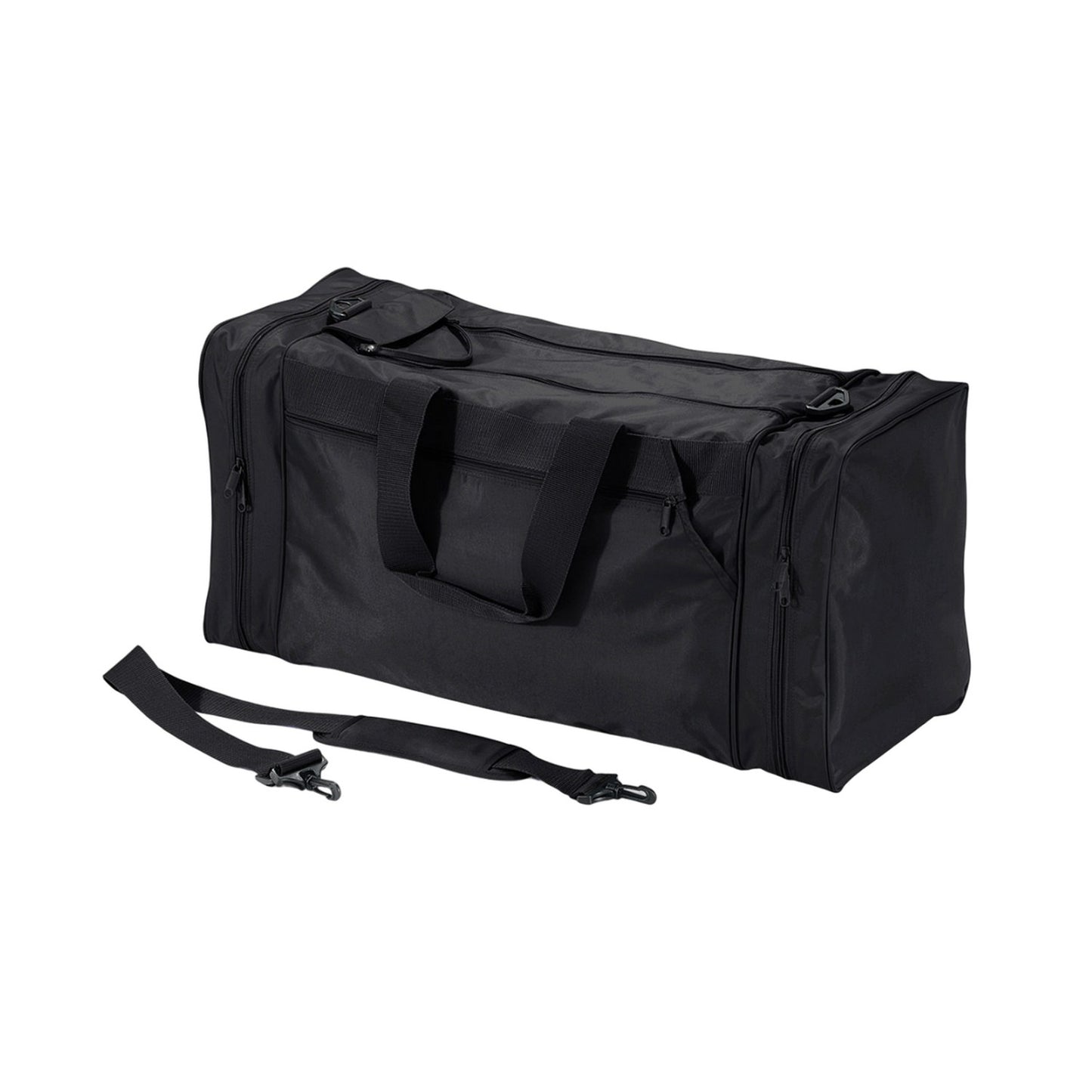 Black - Front - Quadra Jumbo Sports Holdall