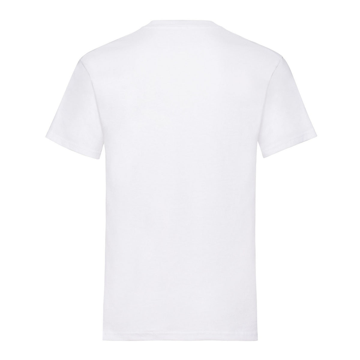 White - Back - Fruit of the Loom Unisex Adult Plain Cotton Heavy T-Shirt