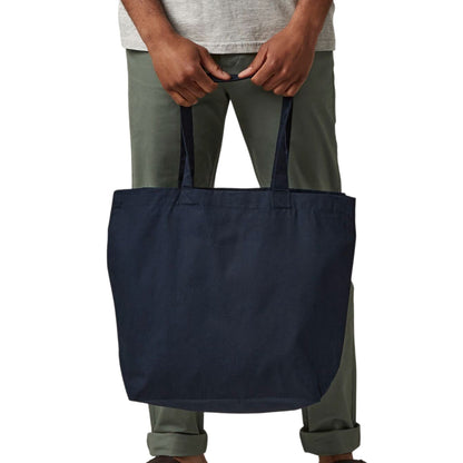 French Navy - Back - Westford Mill Premium Cotton Tote Bag
