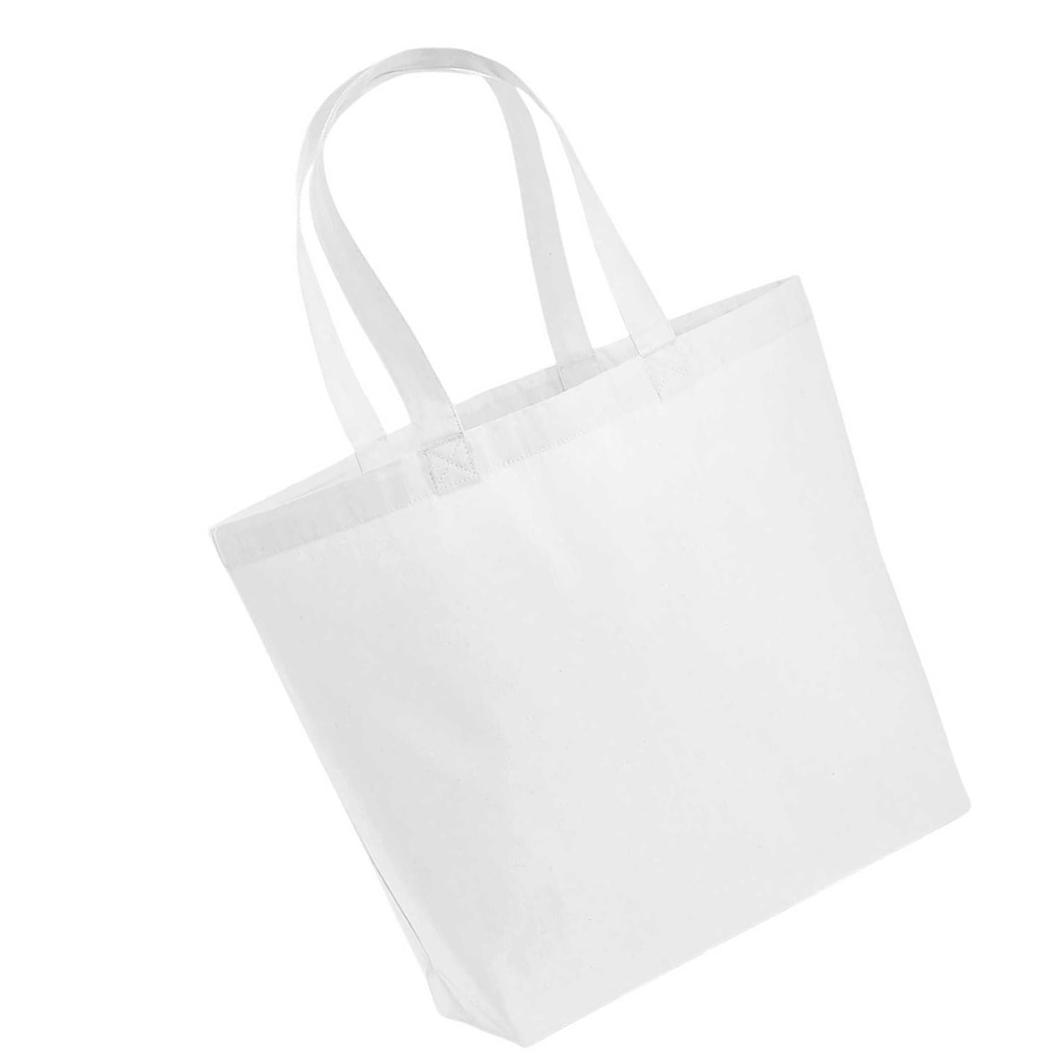 White - Back - Westford Mill Premium Cotton Tote Bag