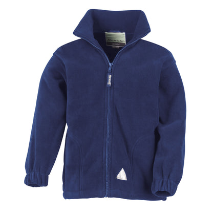 Royal Blue - Front - Result Childrens-Kids Polartherm Fleece Jacket