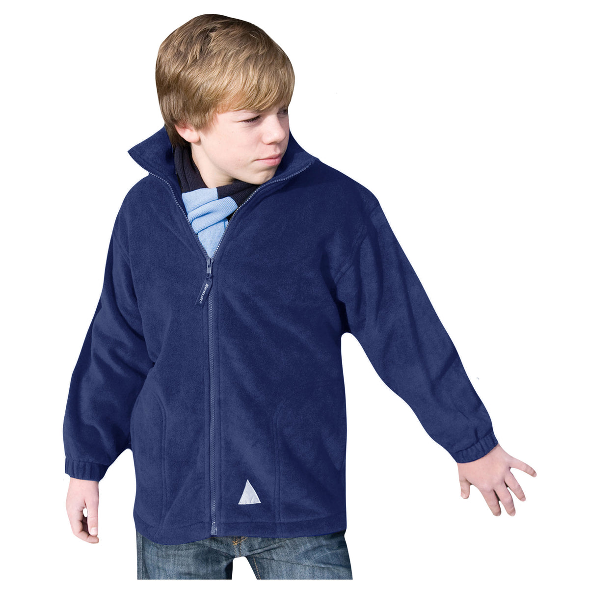 Royal Blue - Back - Result Childrens-Kids Polartherm Fleece Jacket
