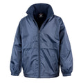Navy - Front - Result Core Childrens-Kids Microfleece Lined Jacket