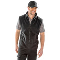 Black - Back - Result Unisex Adult Polartherm Fleece Lined Body Warmer