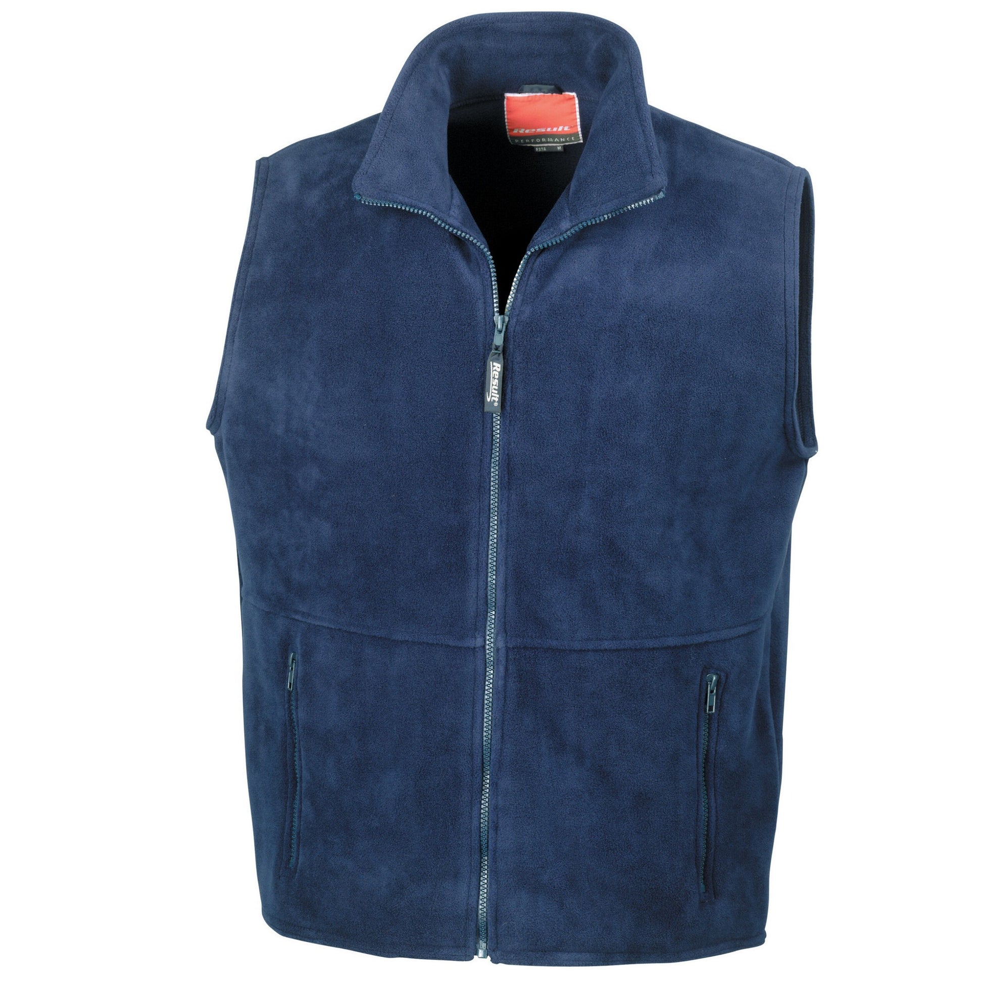 Navy - Front - Result Unisex Adult Polartherm Fleece Lined Body Warmer