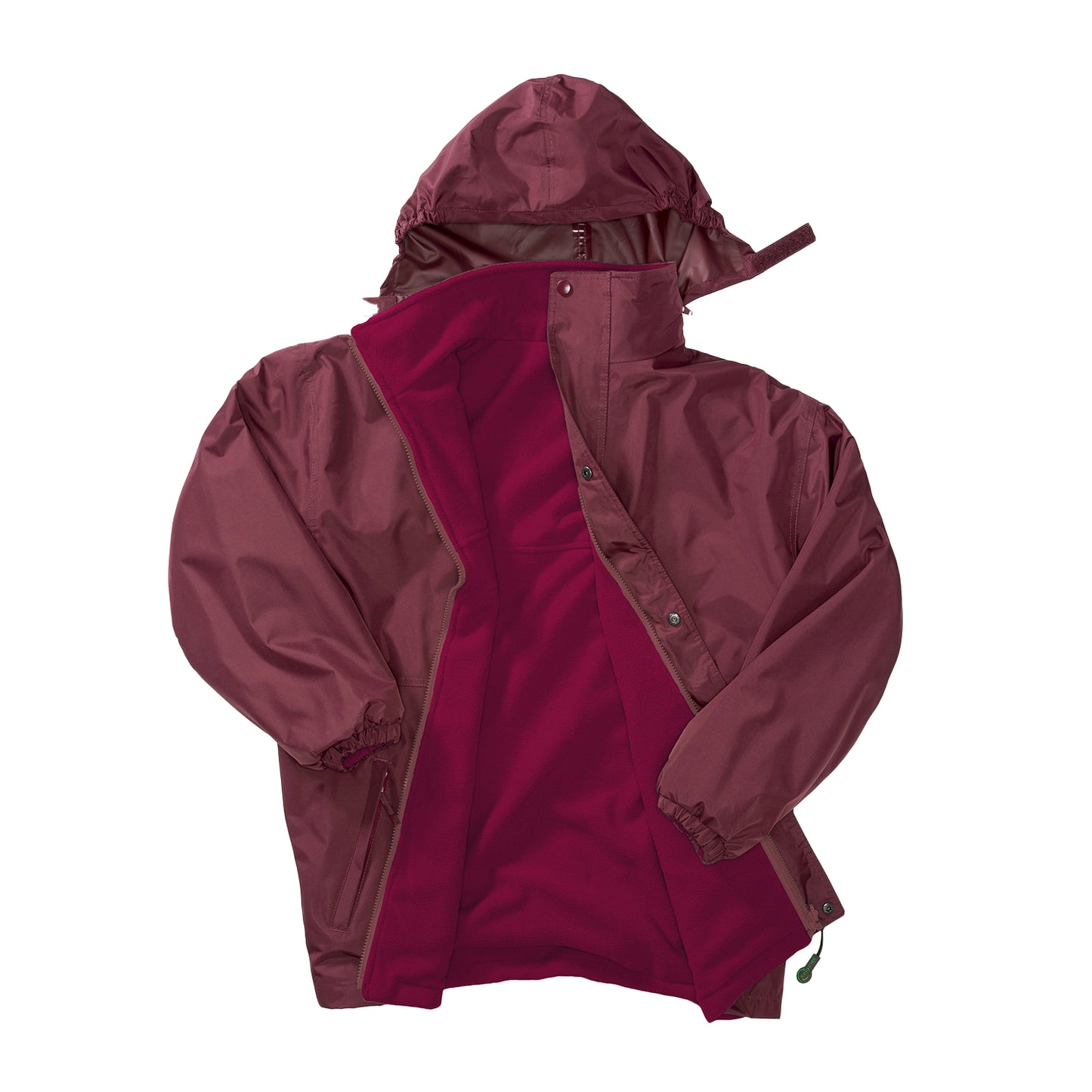 Burgundy - Front - Result Unisex Adult StormDri 4000 Reversible Jacket