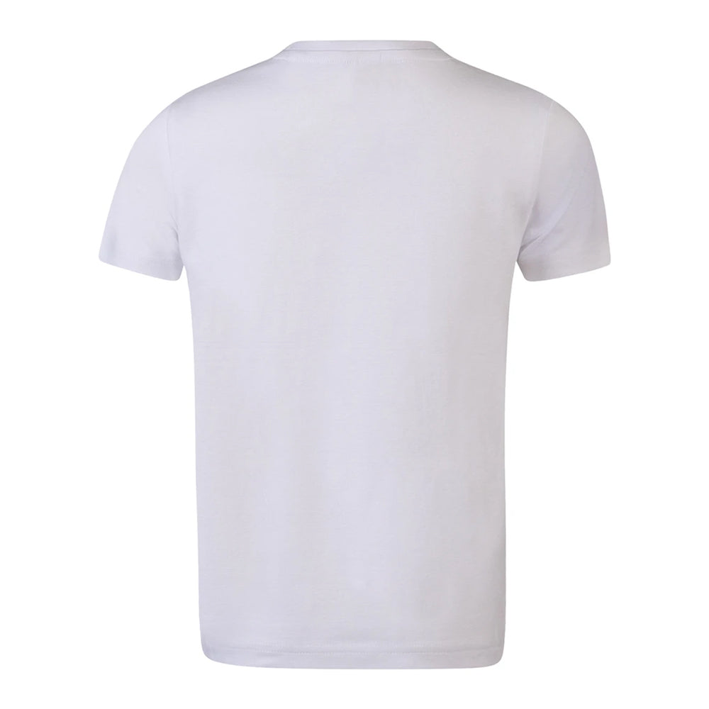 White - Back - SF Childrens-Kids Feel Good Plain Stretch T-Shirt