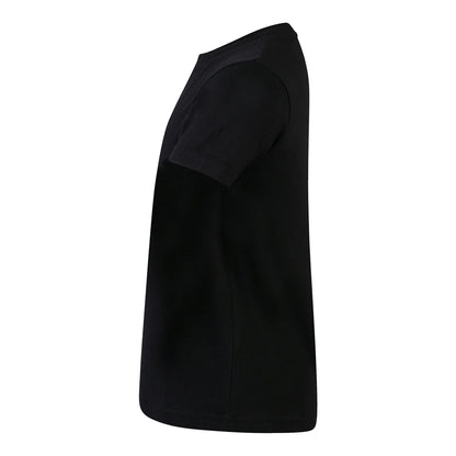 Black - Side - SF Childrens-Kids Feel Good Plain Stretch T-Shirt