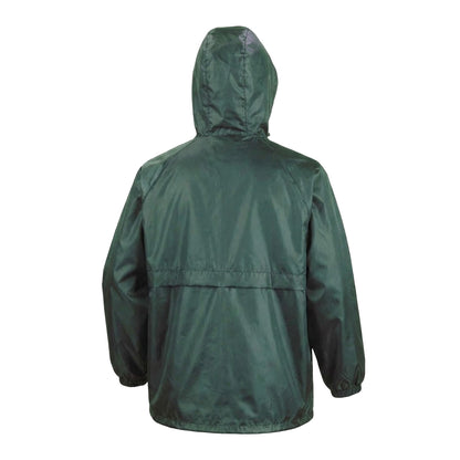 Bottle Green - Back - Result Core Mens Windbreaker