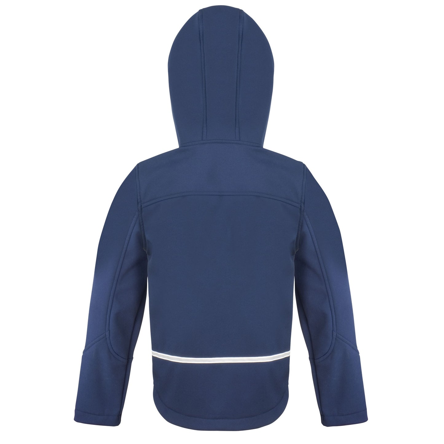 Navy-Royal Blue - Back - Result Core Childrens-Kids TX Performance Hooded Soft Shell Jacket
