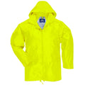 Yellow - Front - Portwest Mens Classic Rain Jacket (S440)