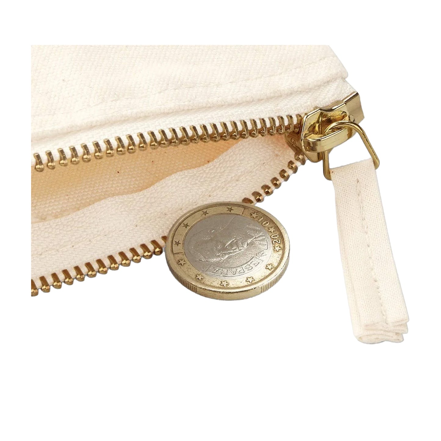 Natural - Back - Westford Mill EarthAware Organic Purse