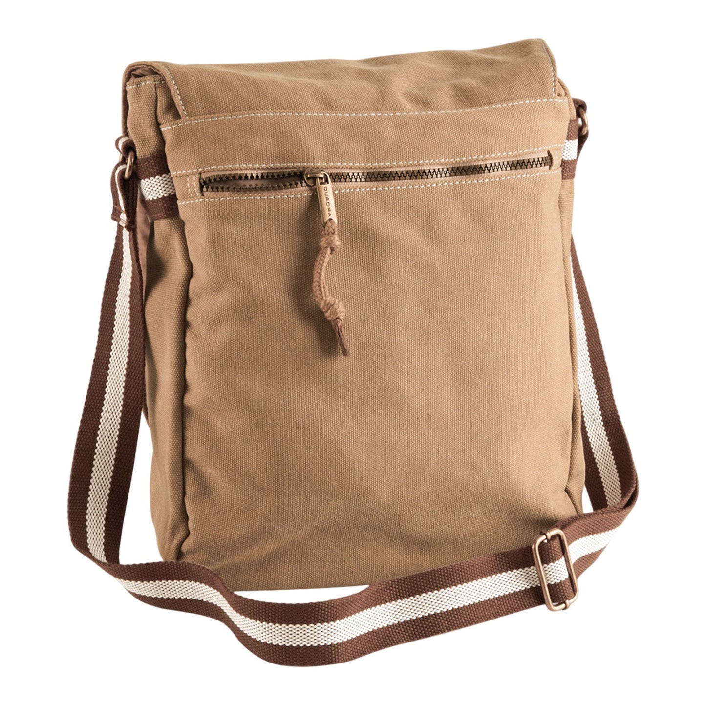 Sahara - Back - Quadra Vintage Canvas Messenger Bag