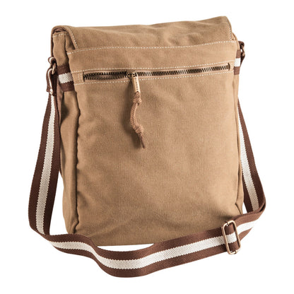 Sahara - Back - Quadra Vintage Canvas Messenger Bag