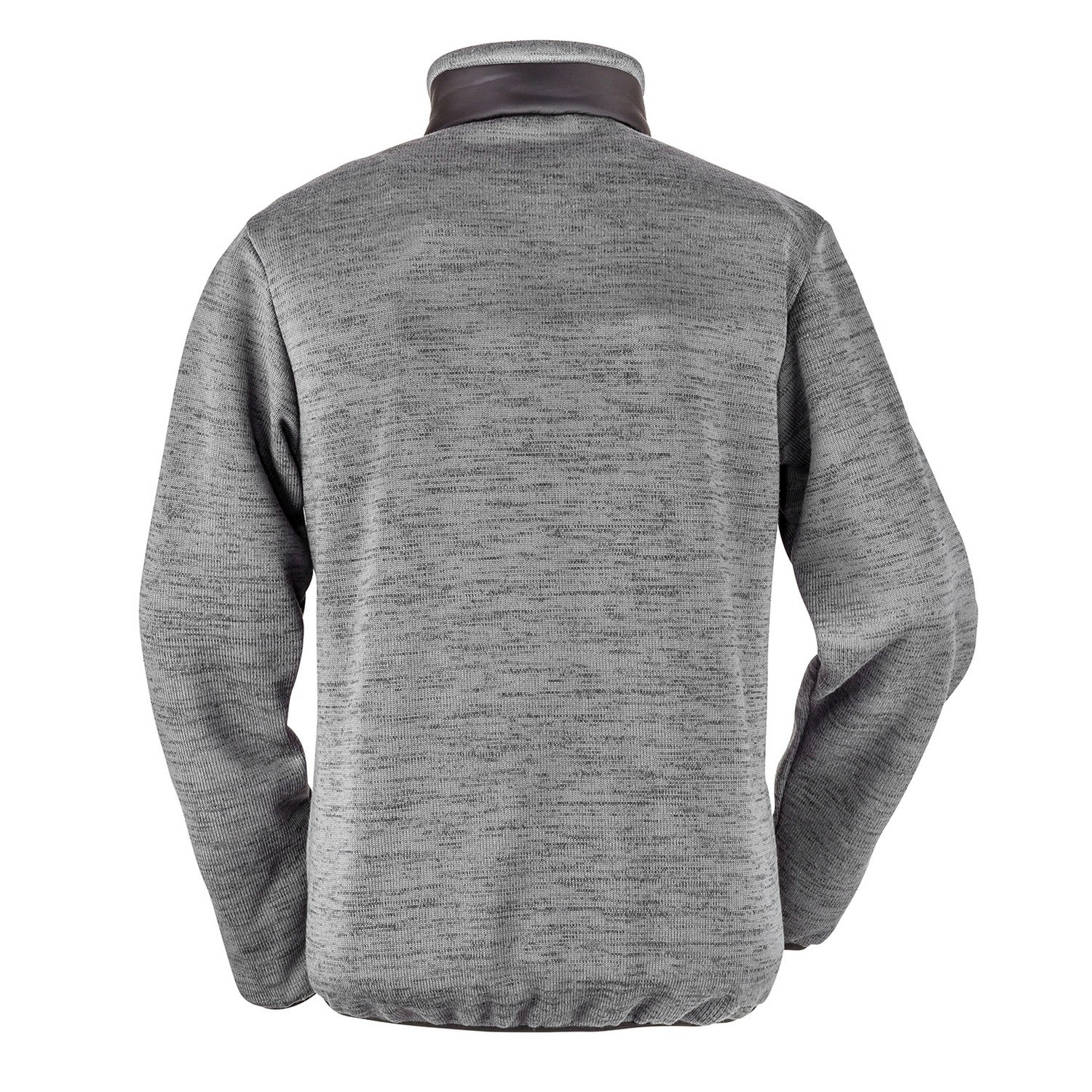 Black-Grey Marl - Back - WORK-GUARD by Result Mens Elevator Jacket