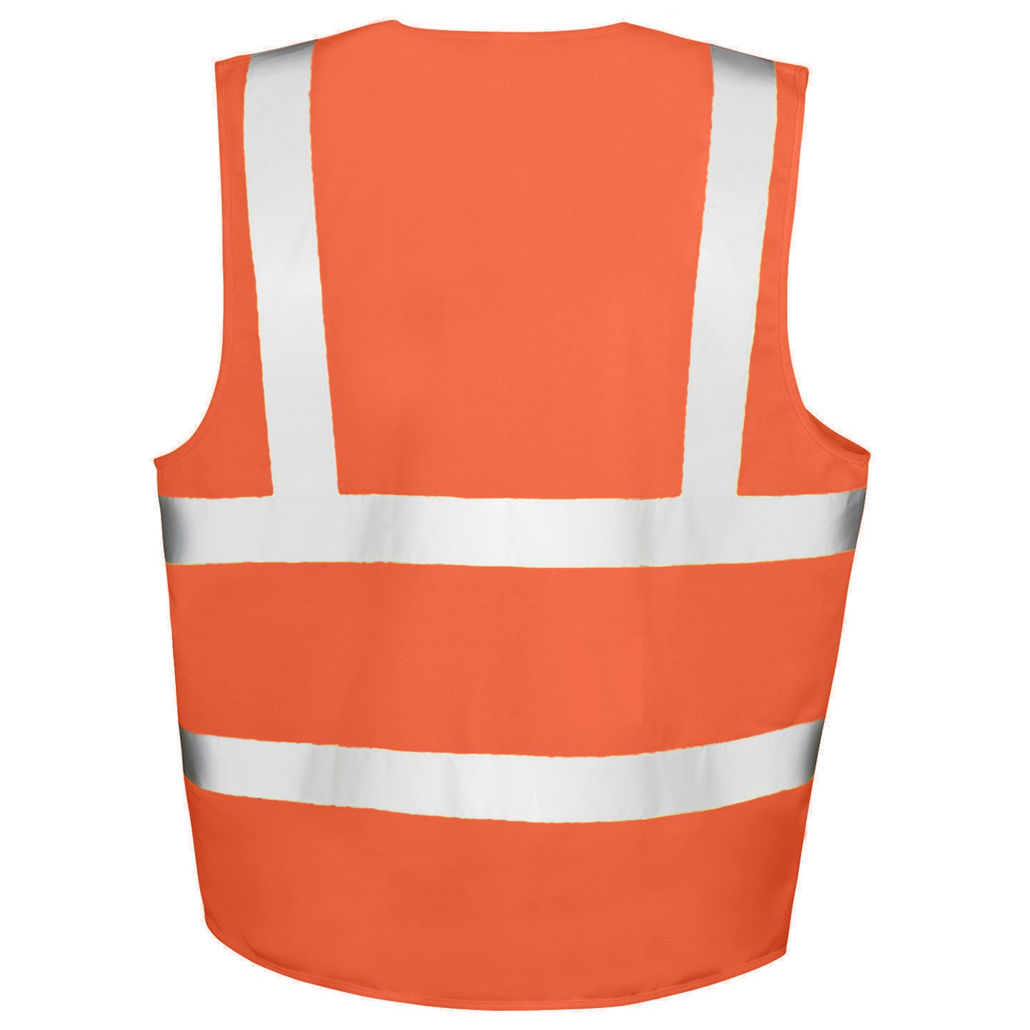 Orange - Back - Result Core Unisex Adult Safety Hi-Vis Vest