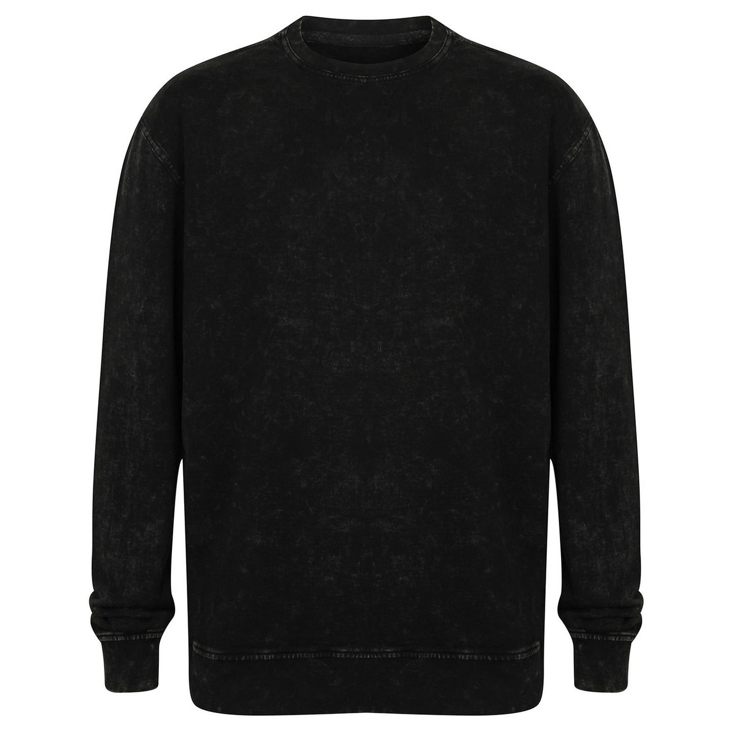 Washed Black - Front - SF Unisex Adult Tour Washed Sweatshirt