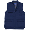 Navy - Front - Portwest Mens Shetland Bodywarmer (S414) - Jacket