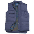 Navy - Side - Portwest Mens Shetland Bodywarmer (S414) - Jacket