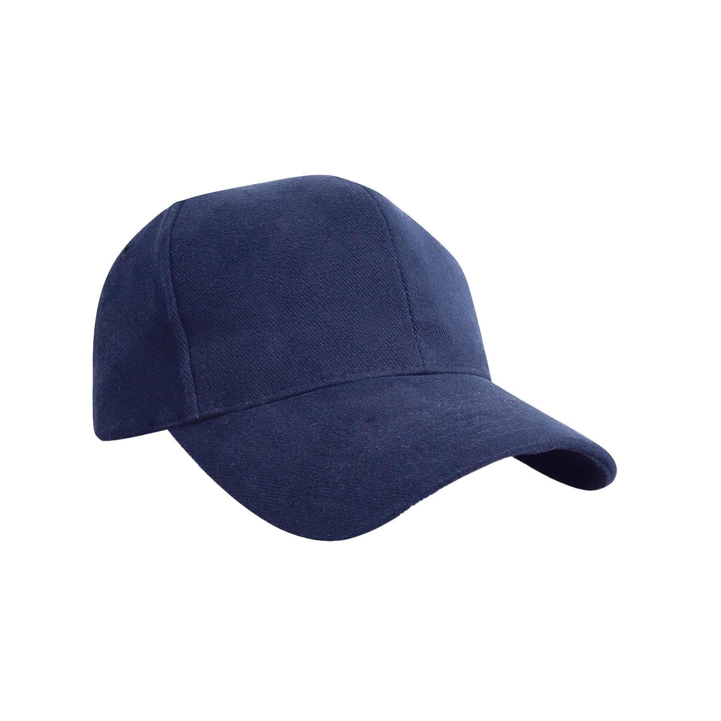 Navy - Front - Result Headwear Pro Style Heavy Cotton Baseball Cap
