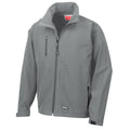 Silver Grey - Front - Result Unisex Adult Soft Shell Jacket