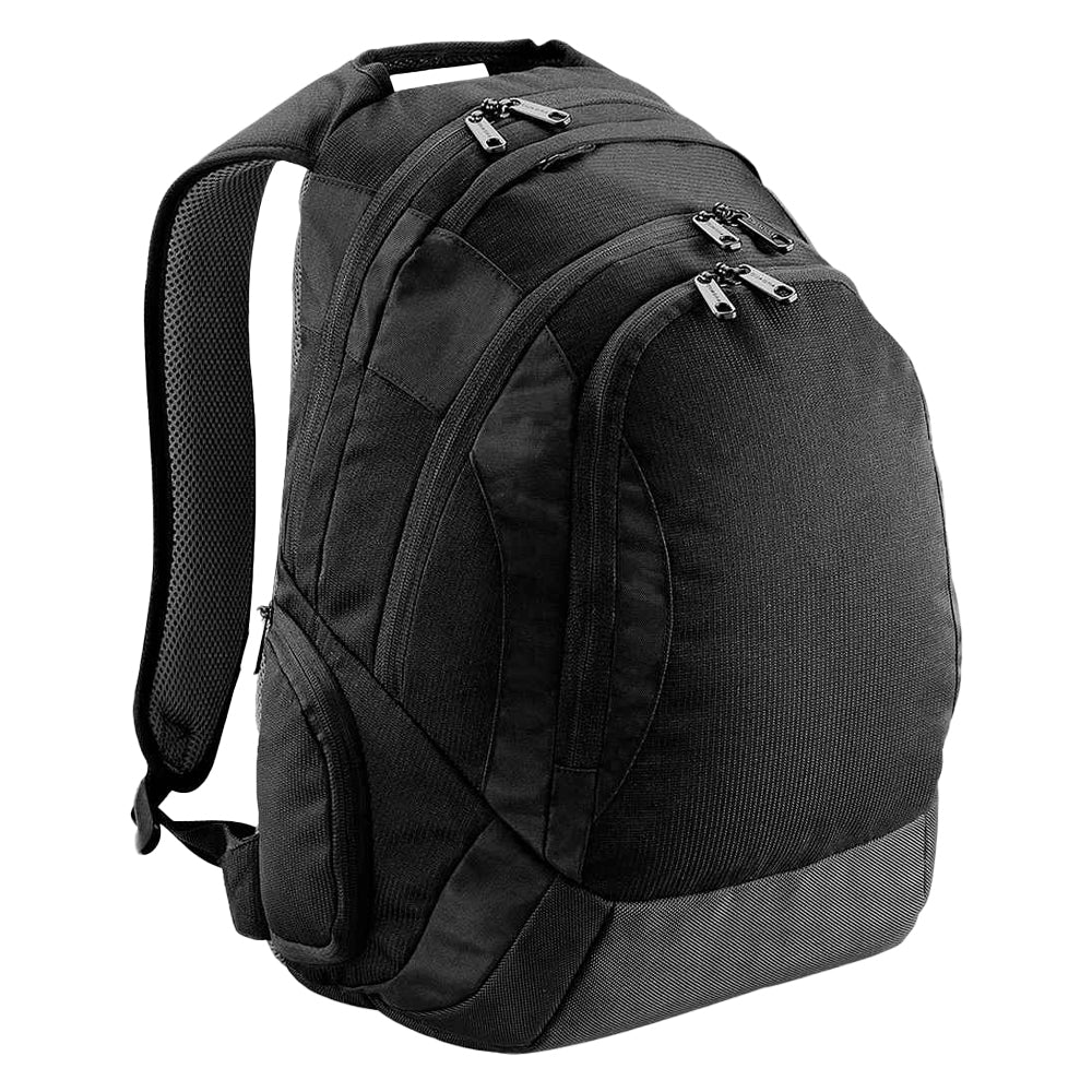 Black - Front - Quadra Vessel Laptop Backpack