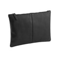 Black - Front - Quadra Nuhide Zipper Pouch