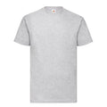 Heather Grey - Front - Fruit of the Loom Mens Valueweight Heather T-Shirt