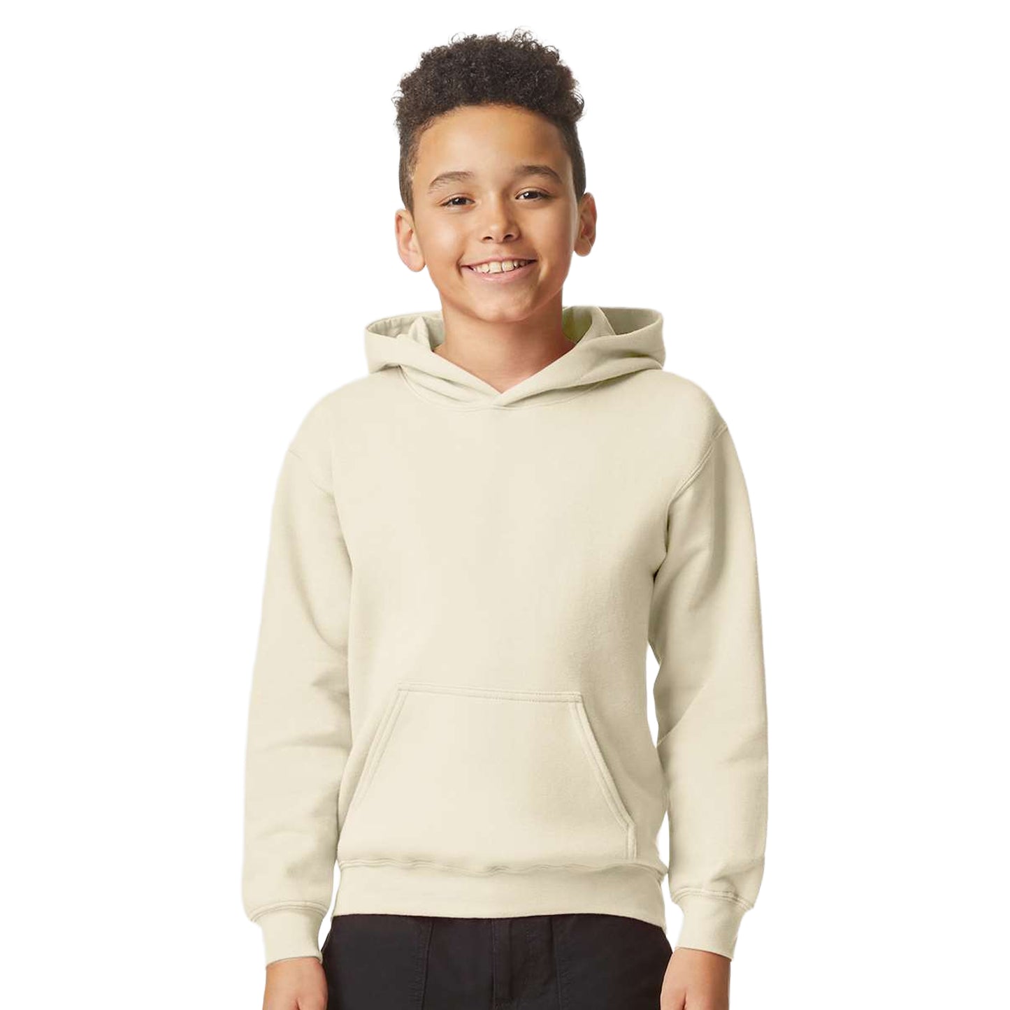 Sand - Lifestyle - Gildan Childrens-Kids Fleece Midweight Hoodie