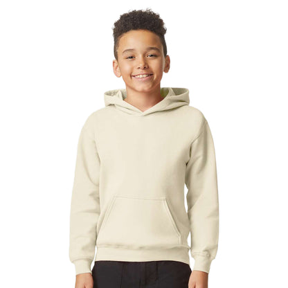 Sand - Lifestyle - Gildan Childrens-Kids Fleece Midweight Hoodie
