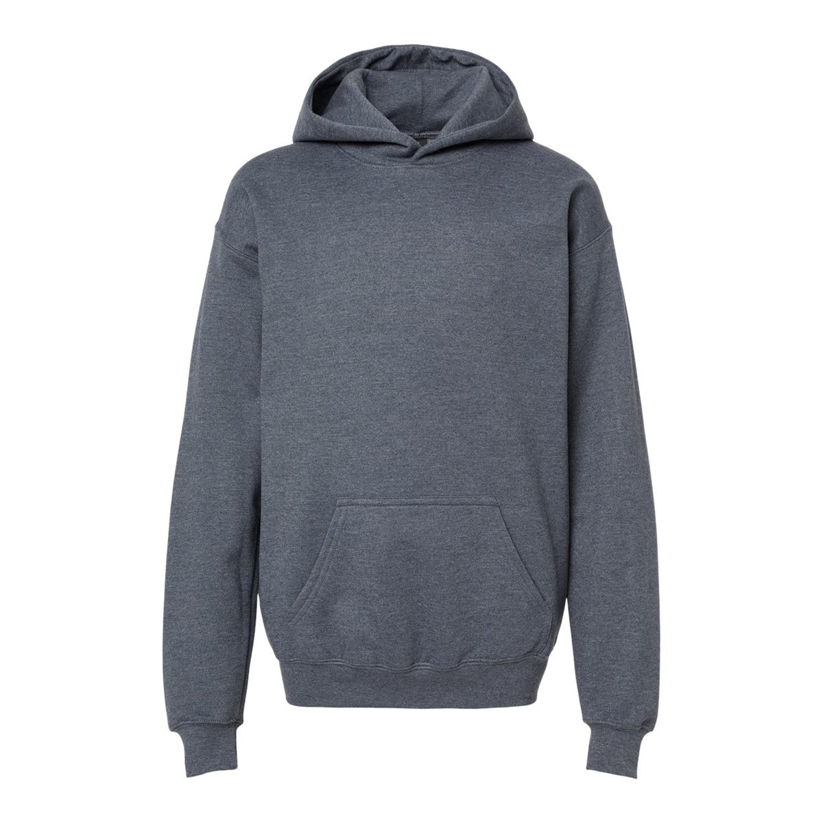 Dark Heather - Front - Gildan Childrens-Kids Fleece Midweight Hoodie