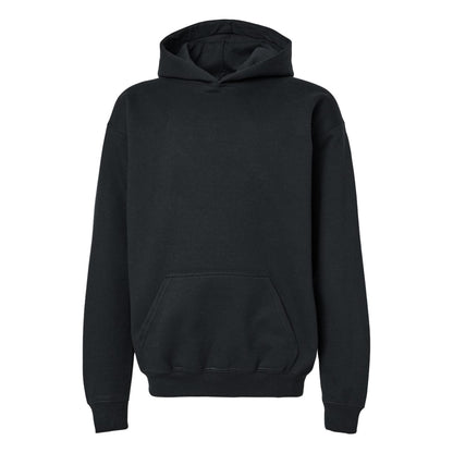 Black - Front - Gildan Childrens-Kids Fleece Midweight Hoodie
