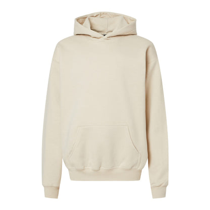 Sand - Front - Gildan Childrens-Kids Fleece Midweight Hoodie