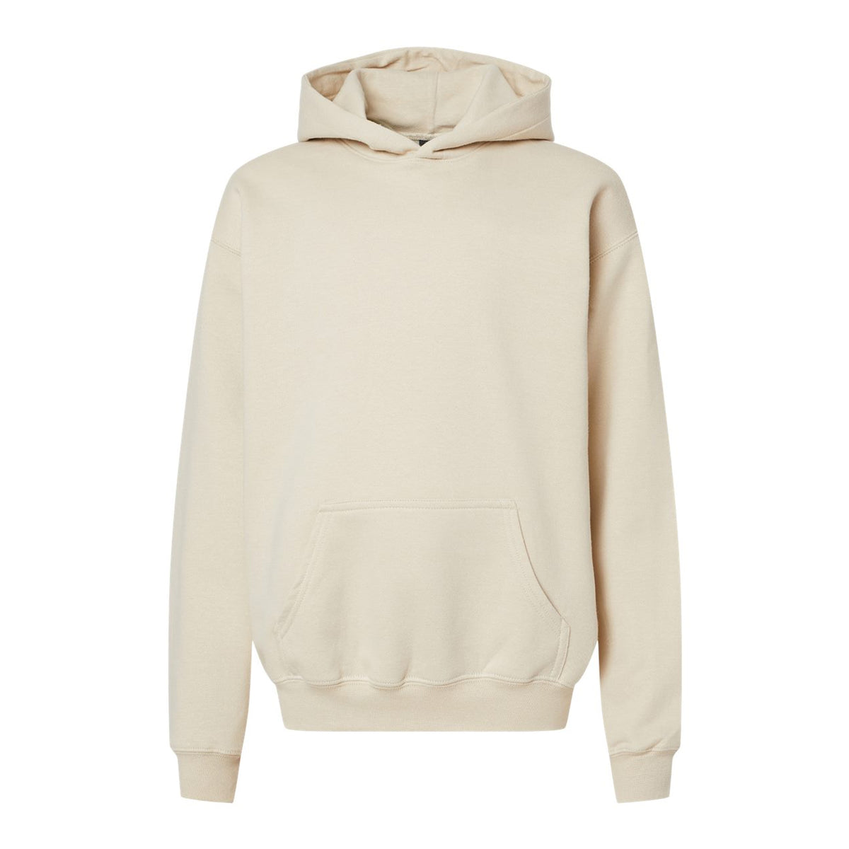 Sand - Front - Gildan Childrens-Kids Fleece Midweight Hoodie