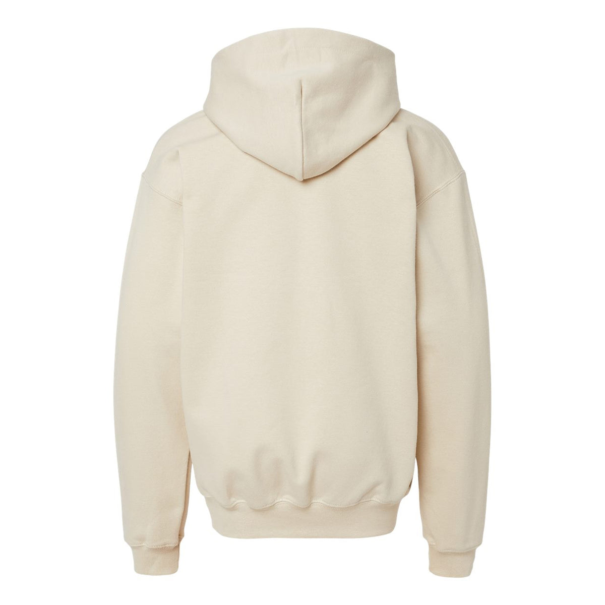 Sand - Back - Gildan Childrens-Kids Fleece Midweight Hoodie