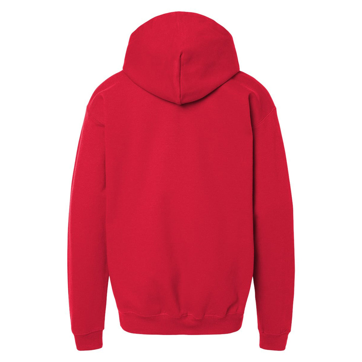 Red - Back - Gildan Childrens-Kids Soft Midweight Hoodie