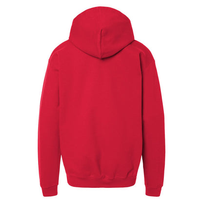 Red - Back - Gildan Childrens-Kids Soft Midweight Hoodie