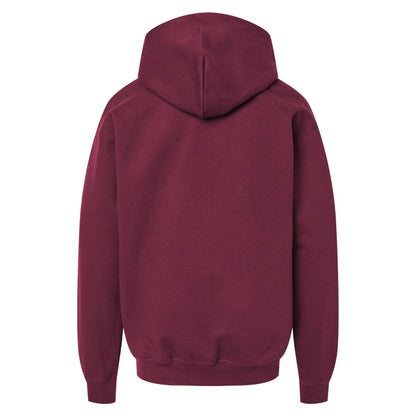 Maroon - Back - Gildan Childrens-Kids Soft Midweight Hoodie