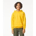 Dark Heather - Front - Gildan Childrens-Kids Soft Midweight Hoodie