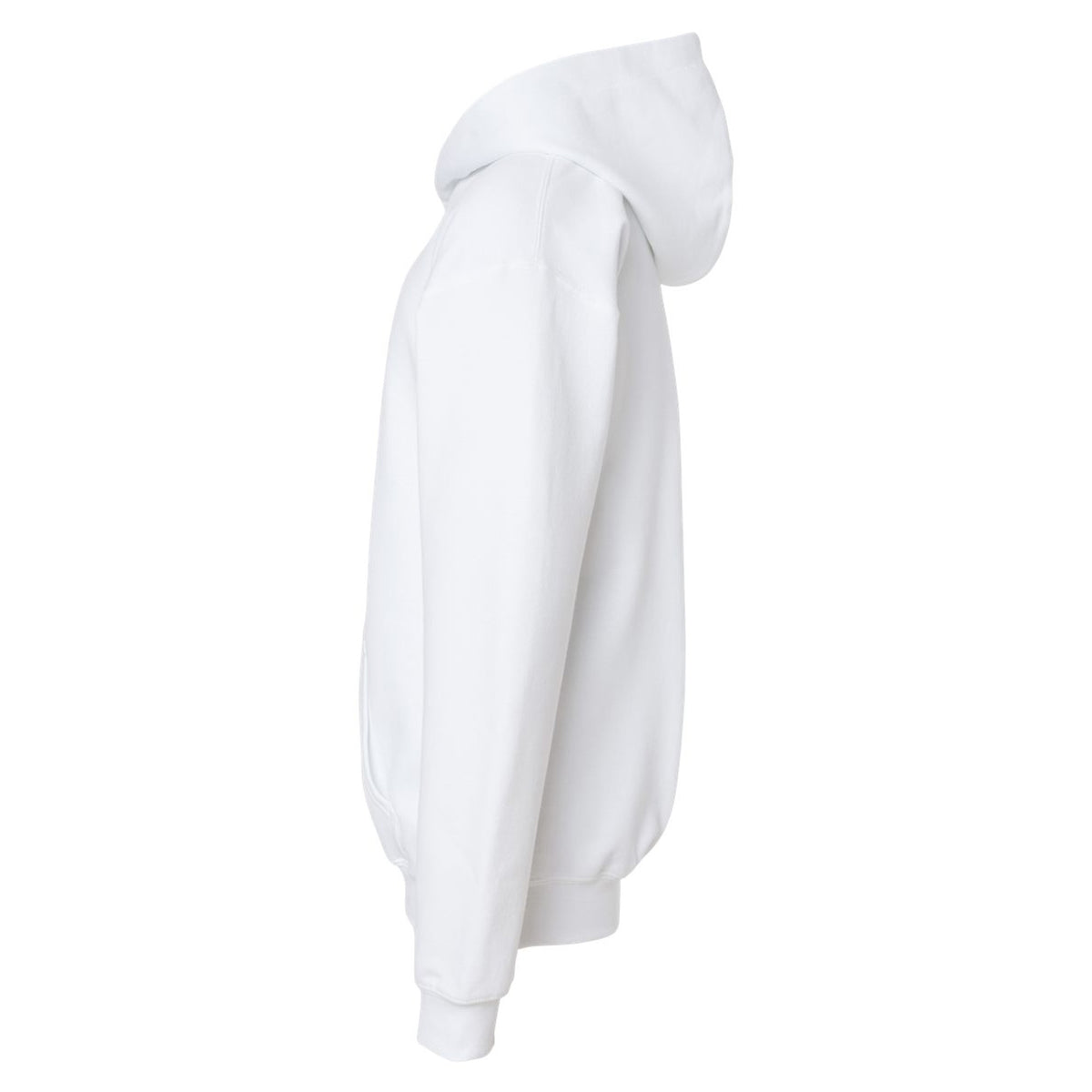 Stone Blue - Side - Gildan Childrens-Kids Soft Midweight Hoodie