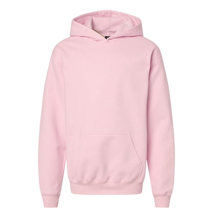 Light Pink - Front - Gildan Childrens-Kids Soft Midweight Hoodie