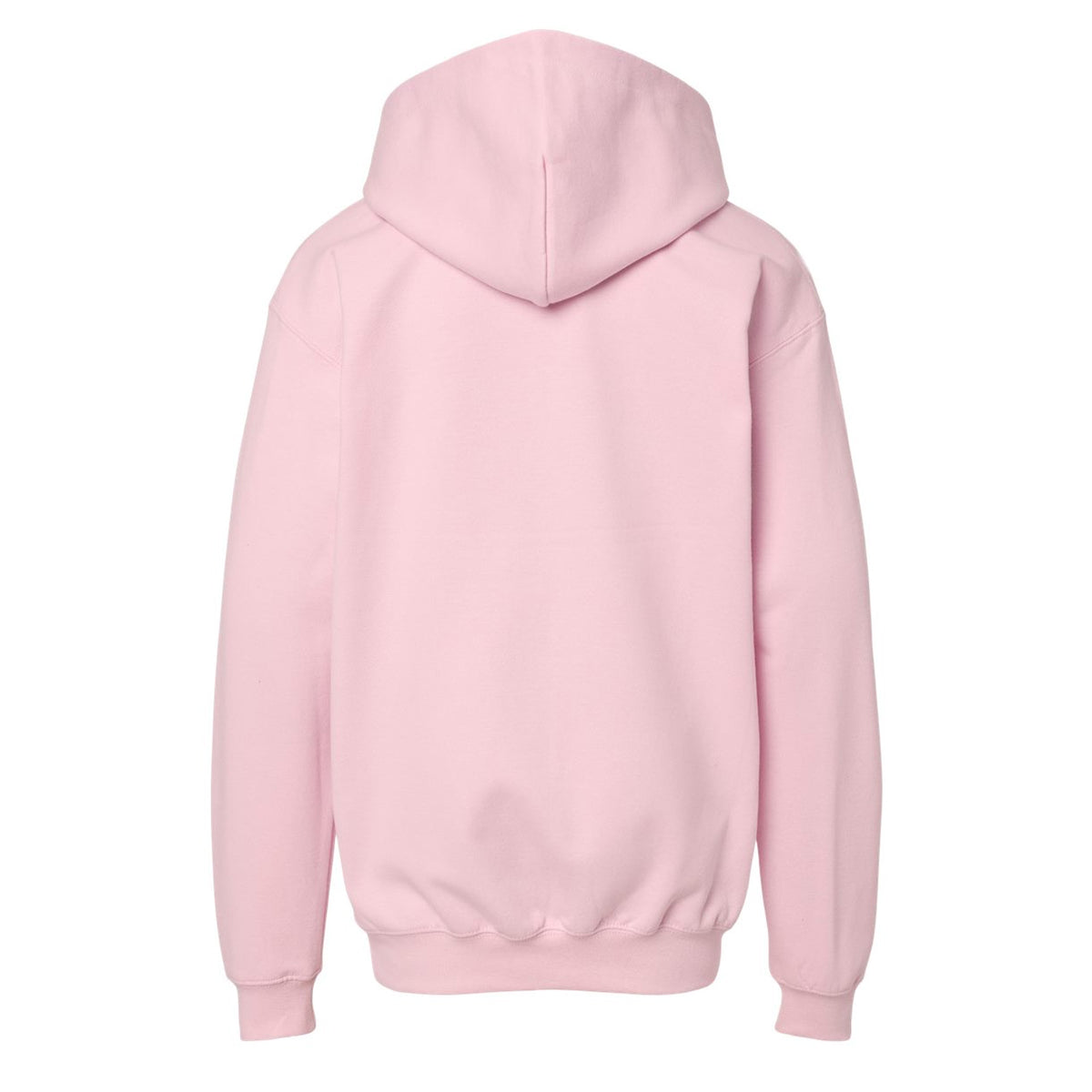 Light Pink - Back - Gildan Childrens-Kids Soft Midweight Hoodie