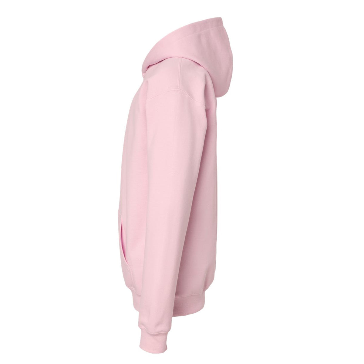 Light Pink - Side - Gildan Childrens-Kids Soft Midweight Hoodie
