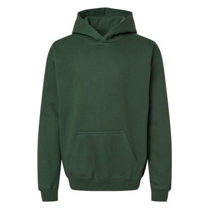 Forest Green - Front - Gildan Childrens-Kids Soft Midweight Hoodie